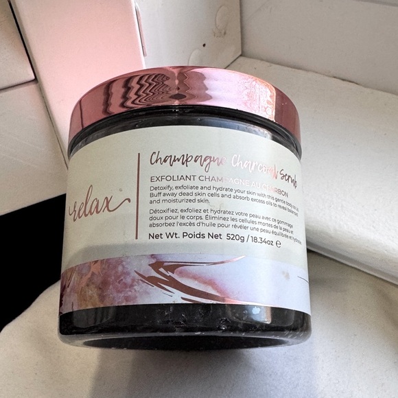 🛀 Manna Kadar Innovative Relax Champagne Charcoal Scrub - Brand New - Picture 13 of 14